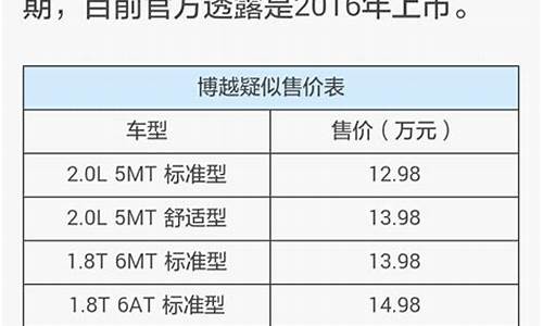 凯越汽车之家报价表_凯越汽车之家报价表大