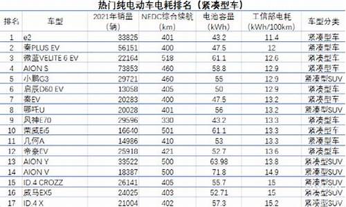 2022年纯电动汽车续航里程_2024纯电汽车电耗排名